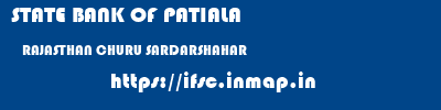 STATE BANK OF PATIALA  RAJASTHAN CHURU SARDARSHAHAR   ifsc code